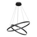 Maytoni MOD058PL-L74B3K - LED Pakabinamas sietynas RIM LED/88W/230V 3000K diametras 80 cm juoda