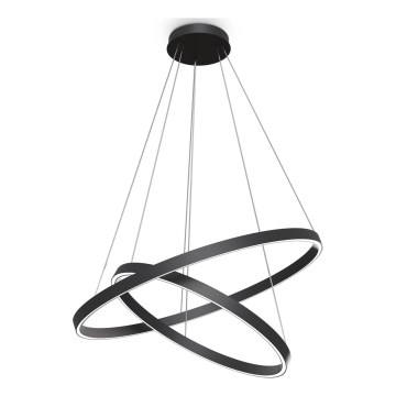 Maytoni MOD058PL-L74B3K - LED Pakabinamas sietynas RIM LED/88W/230V 3000K diametras 80 cm juoda