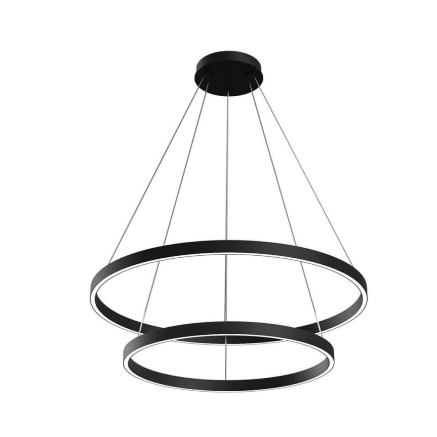 Maytoni MOD058PL-L74B3K - LED Pakabinamas sietynas RIM LED/88W/230V 3000K diametras 80 cm juoda