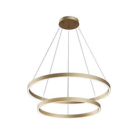 Maytoni MOD058PL-L74BS3K - LED Pakabinamas sietynas RIM LED/88W/230V 3000K diametras 80 cm auksas