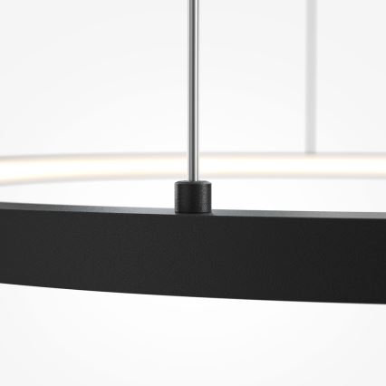 Maytoni MOD072PL-L36B3K1 - LED Pakabinamas sietynas GLINT LED/36W/230V juoda diametras 80 cm