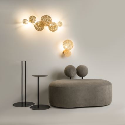Maytoni MOD082WL-01G - Sieninis šviestuvas LOVETANN 1xE14/40W/230V auksas