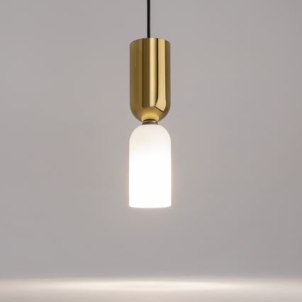Maytoni MOD177PL-01G - Pakabinamas sietynas MEMORY 1xE14/40W/230V auksas/balta