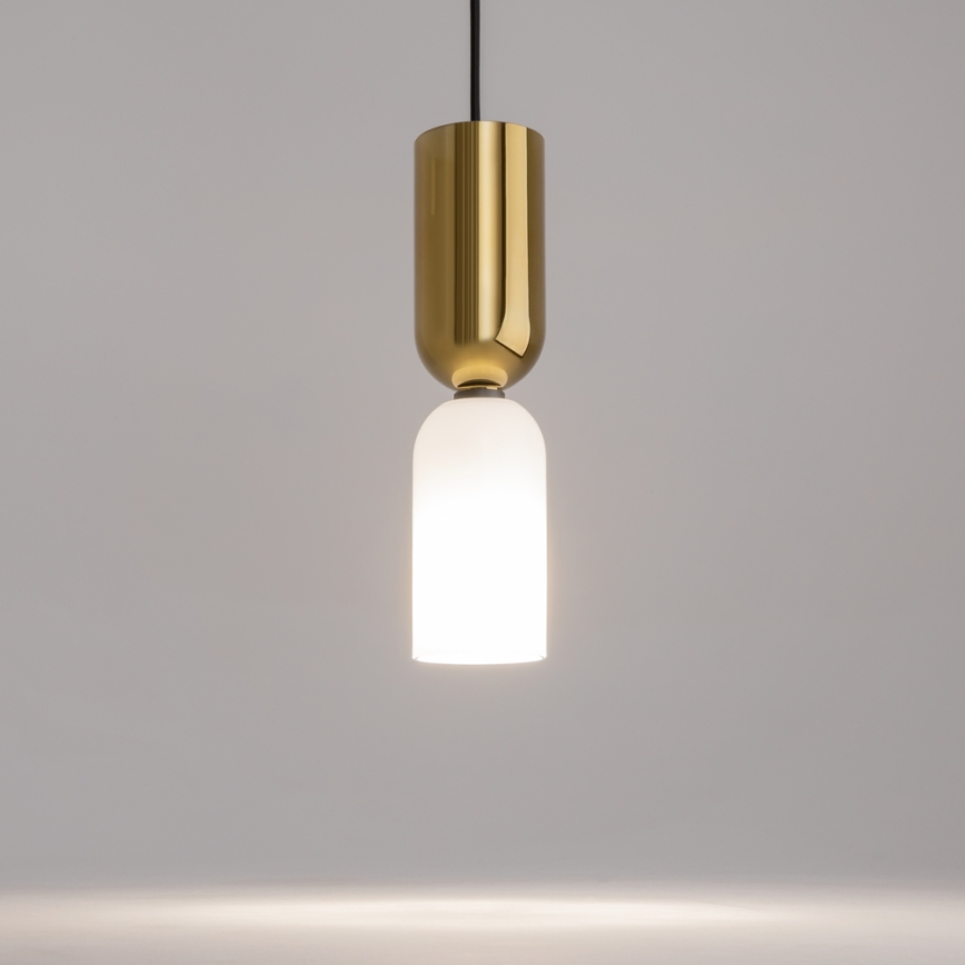 Maytoni MOD177PL-01G - Pakabinamas sietynas MEMORY 1xE14/40W/230V auksas/balta