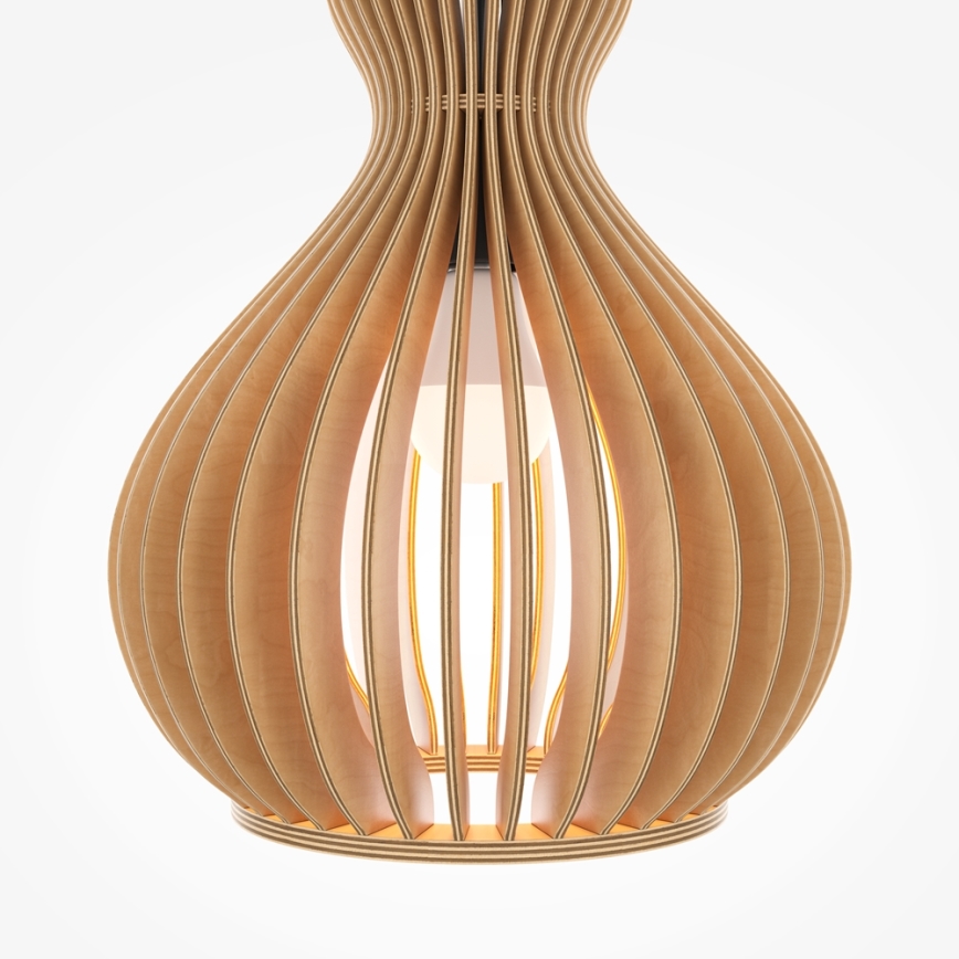 Maytoni MOD192PL-01W1 - Pakabinamas sietynas ROOTS 1xE27/40W/230V diametras 30 cm smėlio spalva