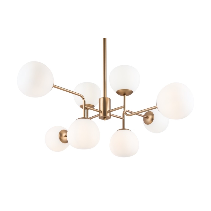 Maytoni MOD221-PL-08-G - Sietynas ant stulpo ERICH 8xE14/40W/230V varis