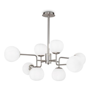 Maytoni MOD221-PL-08-N - Sietynas ant stulpo ERICH 8xE14/40W/230V matinis chromas