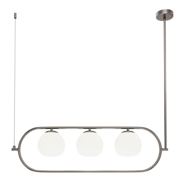 Maytoni MOD221PL-03N - Sietynas ant stulpo ERICH 3xE14/40W/230V matinis chromas