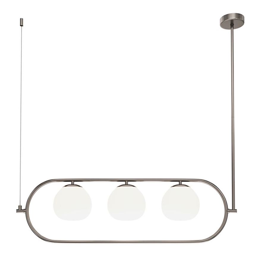 Maytoni MOD221PL-03N - Sietynas ant stulpo ERICH 3xE14/40W/230V matinis chromas