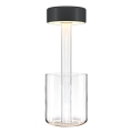 Maytoni MOD229TL-L3B3K1 - LED reguliuojama įkraunama nešiojama stalinė lempa LED/3W/5V 2200-4000K 2000 mAh juoda/skaidri