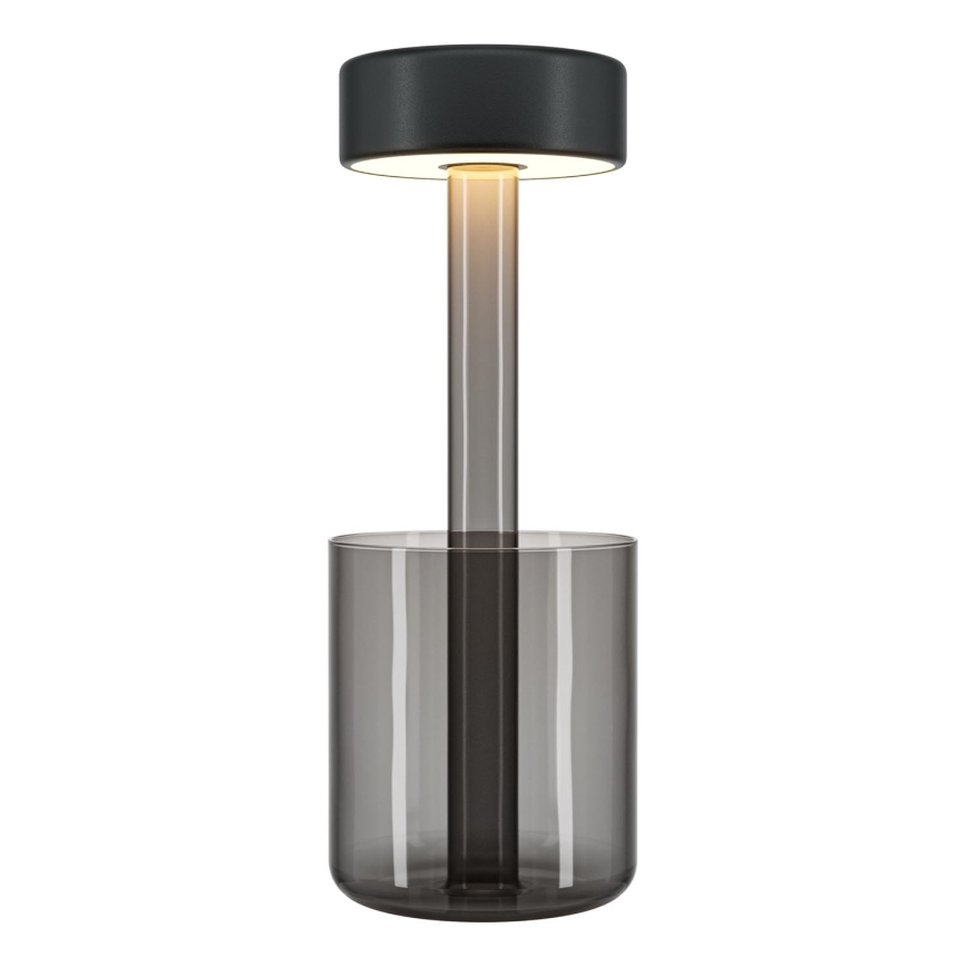 Maytoni MOD229TL-L3B3K3 - LED Pritemdoma įkraunama nešiojama stalinė lempa LED/3W/5V 2200-4000K juoda/pilka