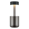 Maytoni MOD229TL-L3B3K3 - LED reguliuojama įkraunama nešiojama stalinė lempa LED/3W/5V 2200-4000K 2000 mAh juoda/pilka