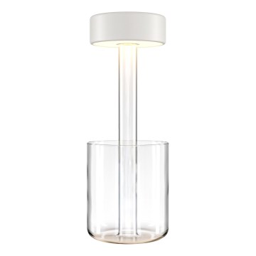 Maytoni MOD229TL-L3W3K1 - LED šviesos reguliavimas įkraunamas nešiojamas Stalinis šviestuvas LED/3W/5V 2200-4000K balta/permatoma