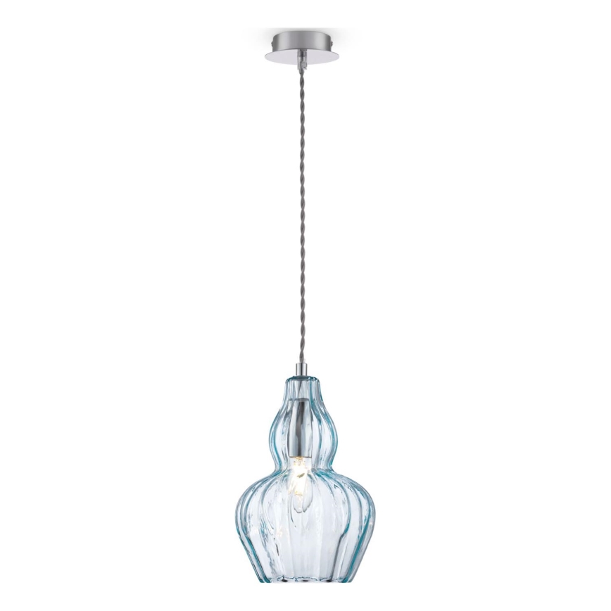 Maytoni MOD238-PL-01-BL - Pakabinamas sietynas EUSTOMA 1xE14/40W/230V mėlyna