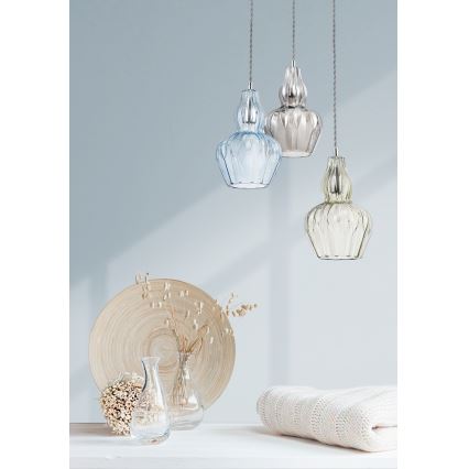 Maytoni MOD238-PL-01-BL - Pakabinamas sietynas EUSTOMA 1xE14/40W/230V mėlyna
