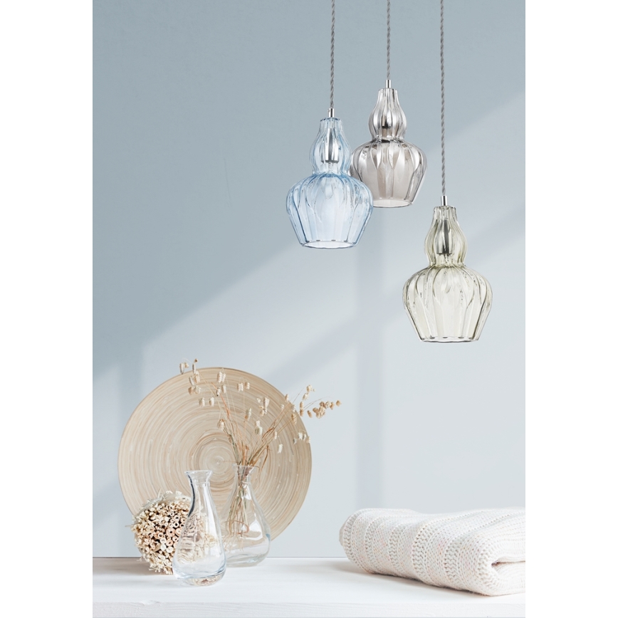 Maytoni MOD238-PL-01-BL - Pakabinamas sietynas EUSTOMA 1xE14/40W/230V mėlyna