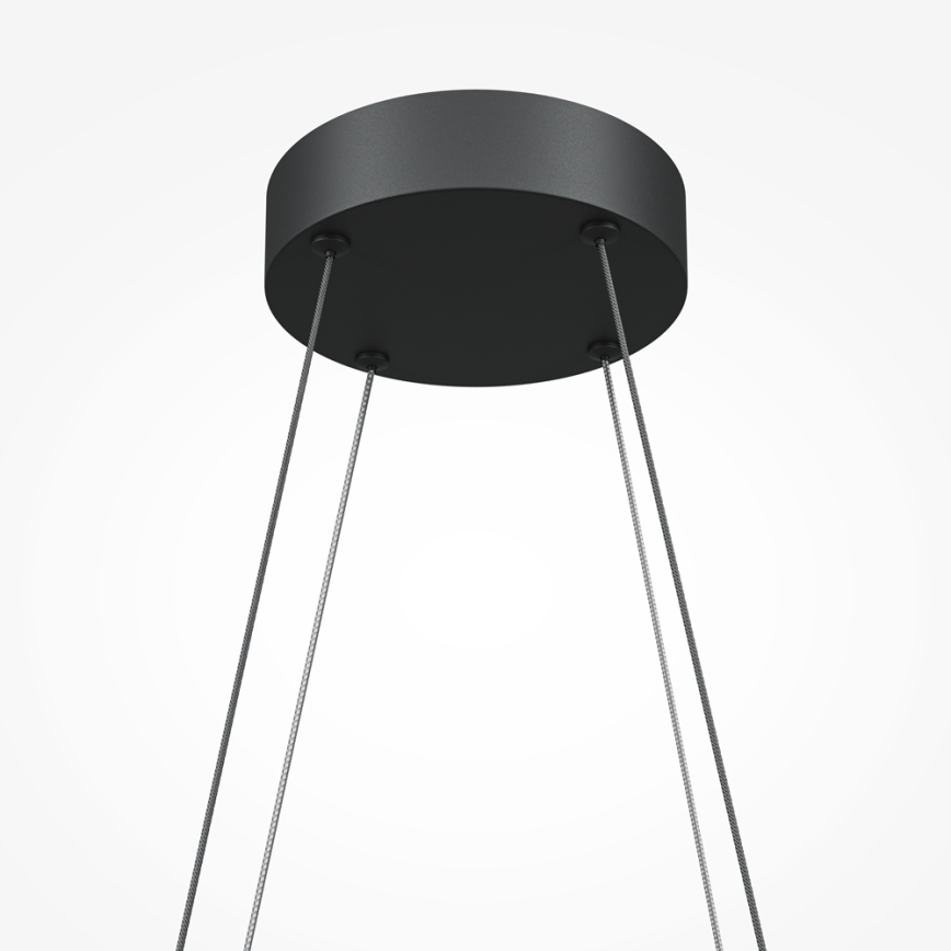 Maytoni MOD244PL-L50BK - pakabinamas LED šviestuvas ant troselės HALO LED/40W/230V juodas