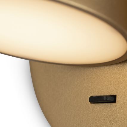 Maytoni MOD421WL-L6BS3K - LED sieninis šviestuvas PIXEL LED/7W/230V 3000K auksas