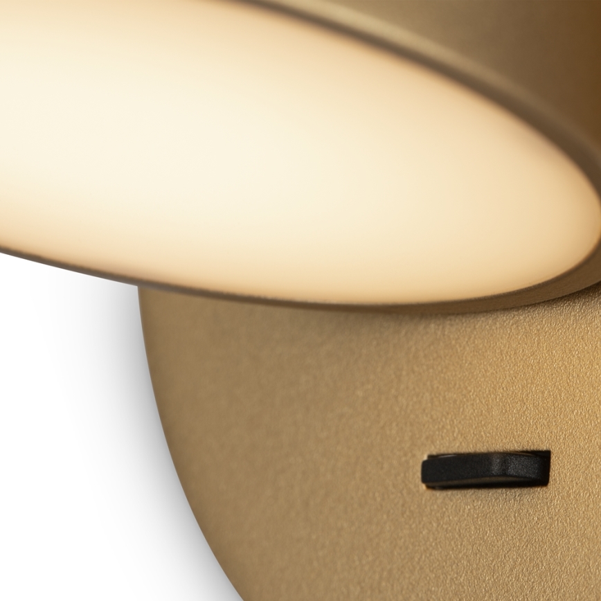 Maytoni MOD421WL-L6BS3K - LED sieninis šviestuvas PIXEL LED/7W/230V 3000K auksas