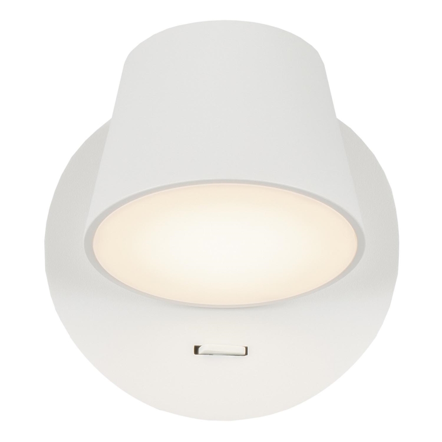 Maytoni MOD421WL-L6W3K - LED sieninis šviestuvas PIXEL LED/7W/230V 3000K balta