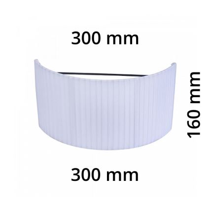 Maytoni MOD974-WLShade-White - Šviestuvo gaubtas sieniniam šviestuvui TORONTO balta E27 300x160 mm