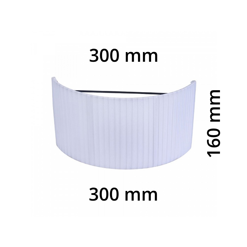 Maytoni MOD974-WLShade-White - Šviestuvo gaubtas sieniniam šviestuvui TORONTO balta E27 300x160 mm