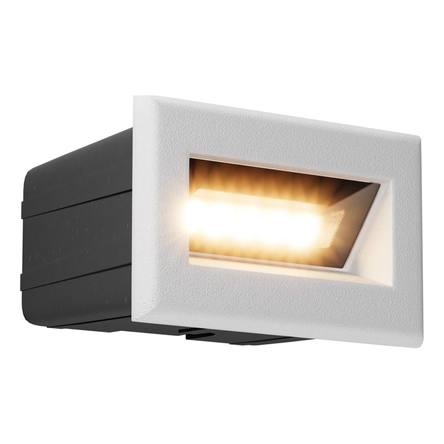 Maytoni O045SL-L3W3K - LED Įmontuojamas lauko šviestuvas BOSCA LED/3W/230V 3000K IP65 balta