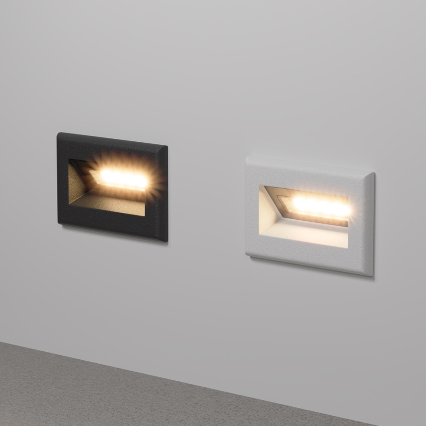 Maytoni O045SL-L3W3K - LED Įmontuojamas lauko šviestuvas BOSCA LED/3W/230V 3000K IP65 balta