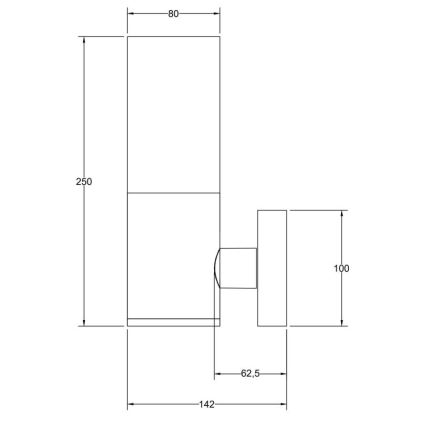 Maytoni O418WL-01GR - Lauko sieninis šviestuvas WILLIS 1xE27/60W/230V IP54 antracitas