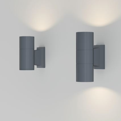 Maytoni O574WL-02GR - Lauko sieninis šviestuvas BOWERY 2xGU10/50W/230V IP54 antracitas