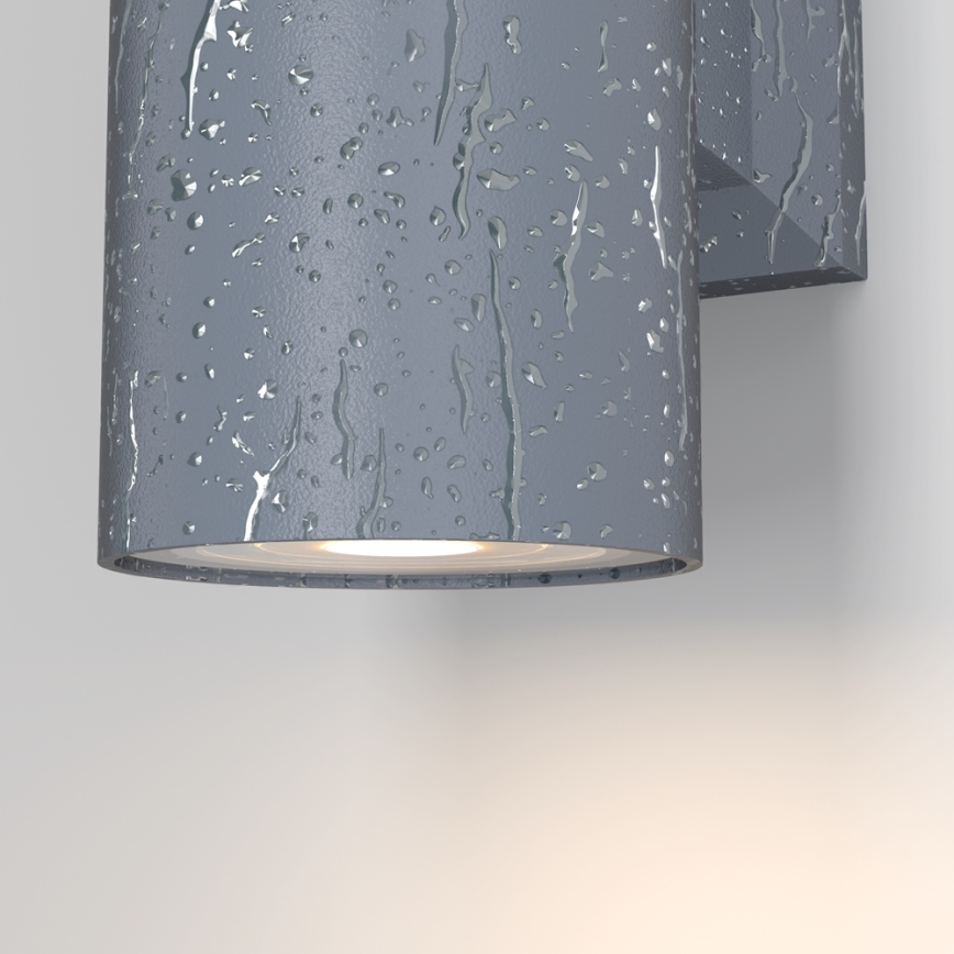 Maytoni O574WL-02GR - Lauko sieninis šviestuvas BOWERY 2xGU10/50W/230V IP54 antracitas