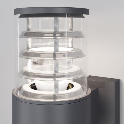 Maytoni O576WL-02GR - Lauko sieninis šviestuvas BRONX 2xE27/60W/230V IP54 antracitas