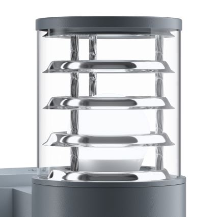Maytoni O576WL-02GR - Lauko sieninis šviestuvas BRONX 2xE27/60W/230V IP54 antracitas