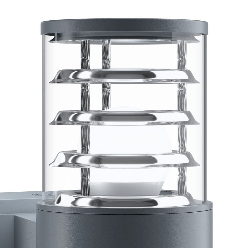Maytoni O576WL-02GR - Lauko sieninis šviestuvas BRONX 2xE27/60W/230V IP54 antracitas
