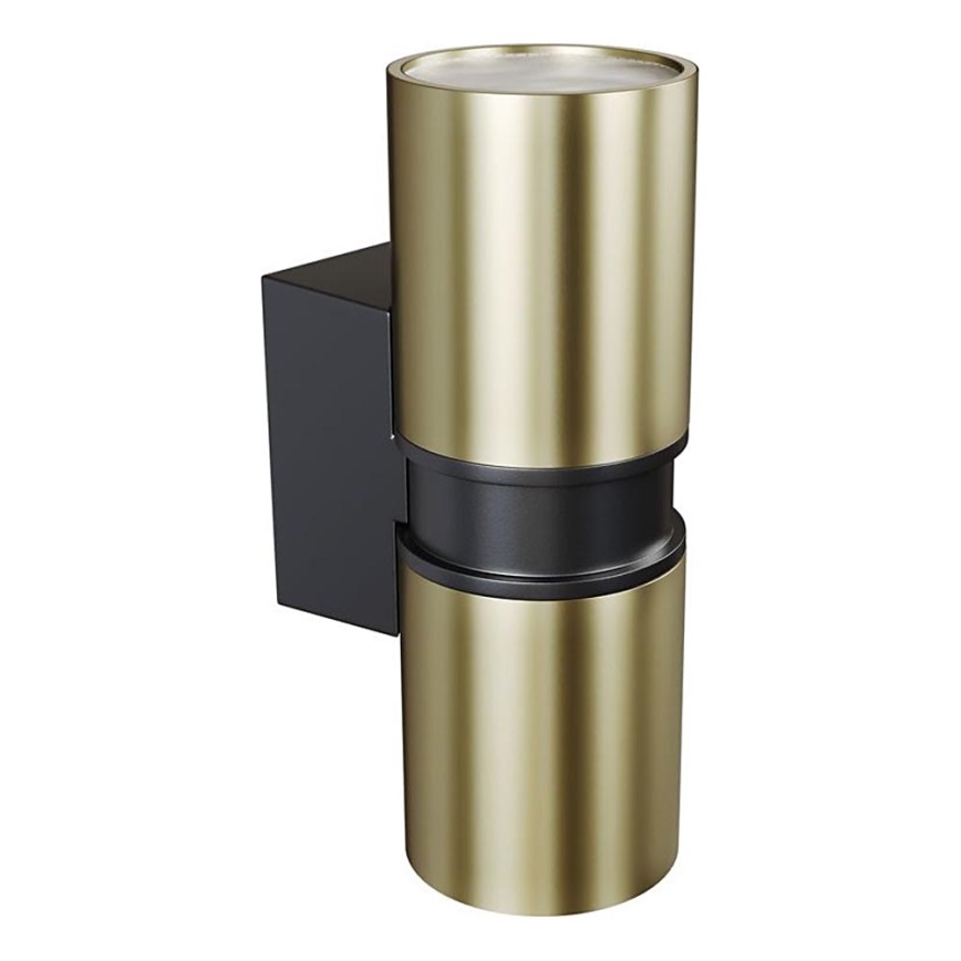 Maytoni O582WL-02BS - Lauko sieninis šviestuvas BOWERY 2xGU10/50W/230V IP54 žalvaris