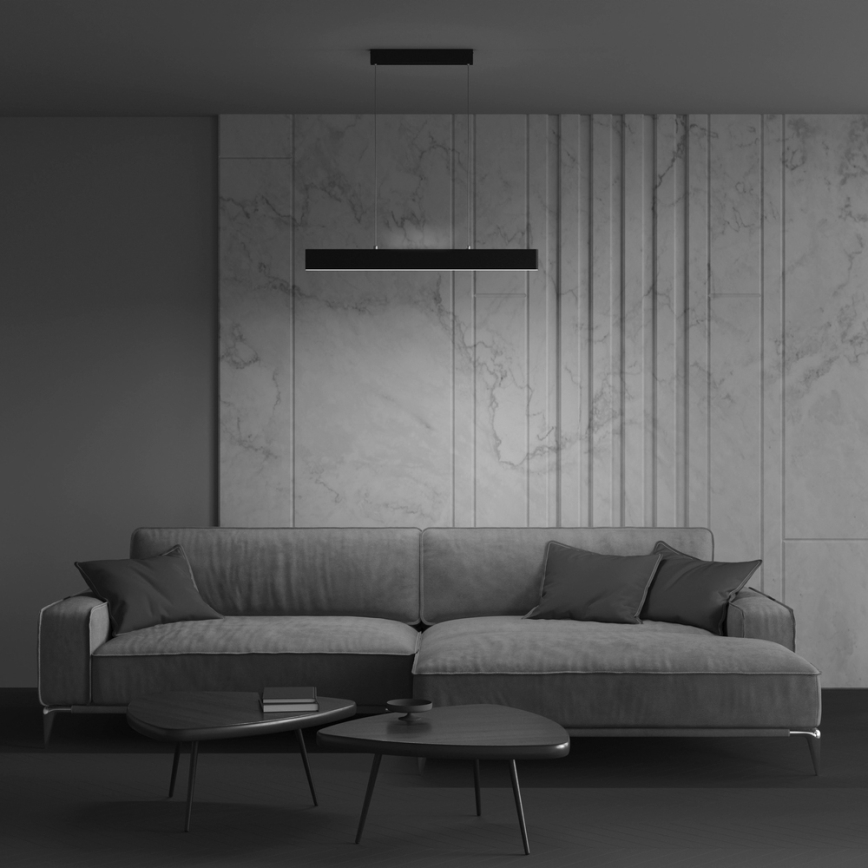 Maytoni P010PL-L23B4K - LED Pakabinamas sietynas STEP LED/23W/230V 4000K 91 cm juoda