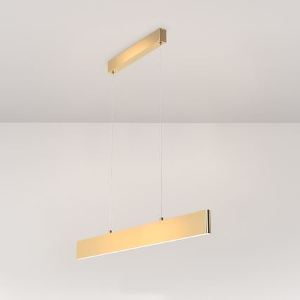 Maytoni P010PL-L23G3K - LED Pakabinamas sietynas STEP LED/23W/230V 3000K 91 cm auksas
