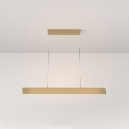 Maytoni P010PL-L23G3K - LED Pakabinamas sietynas STEP LED/23W/230V 3000K 91 cm auksas