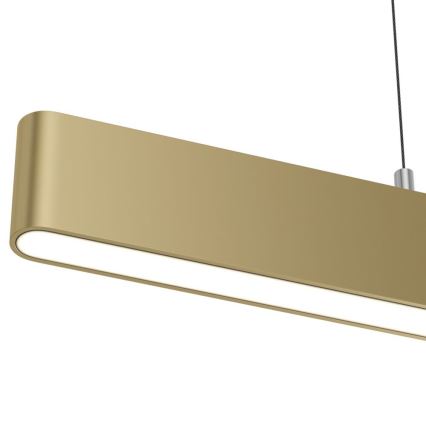 Maytoni P010PL-L23G3K - LED Pakabinamas sietynas STEP LED/23W/230V 3000K 91 cm auksas