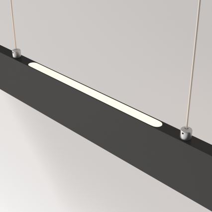 Maytoni P010PL-L30B4K - LED Pakabinamas sietynas STEP LED/30W/230V 4000K 118,5 cm juoda