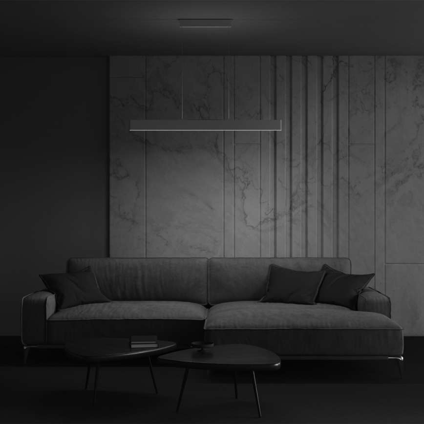 Maytoni P010PL-L30W4K - LED Pakabinamas sietynas STEP LED/30W/230V 4000K 118,5 cm balta