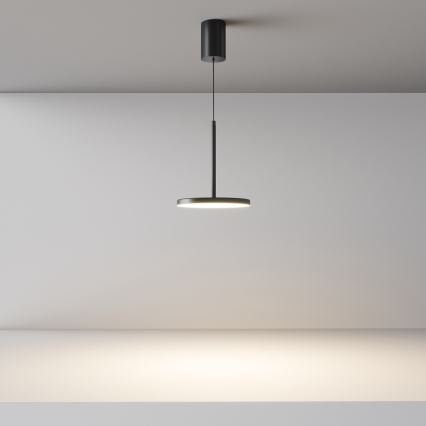 Maytoni P076PL-L12W3K-B - LED Pakabinamas sietynas PLATO LED/12W/230V 3000K juoda