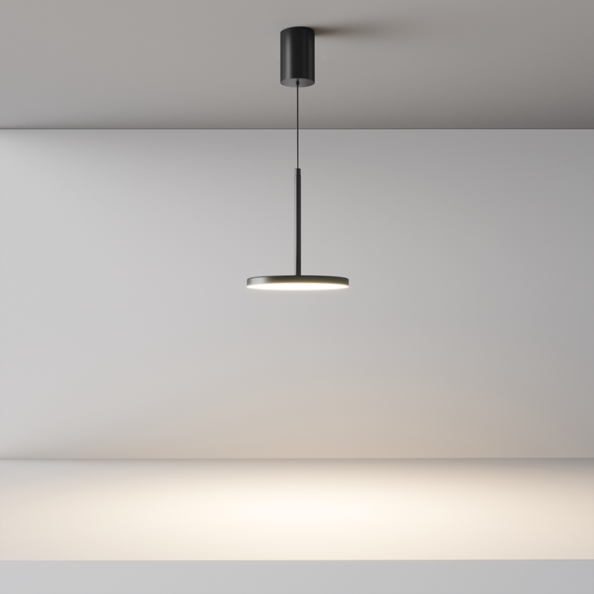 Maytoni P076PL-L12W3K-B - LED Pakabinamas sietynas PLATO LED/12W/230V 3000K juoda