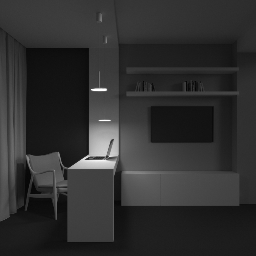 Maytoni P076PL-L12W3K-W - LED Pakabinamas sietynas PLATO LED/12W/230V 3000K balta
