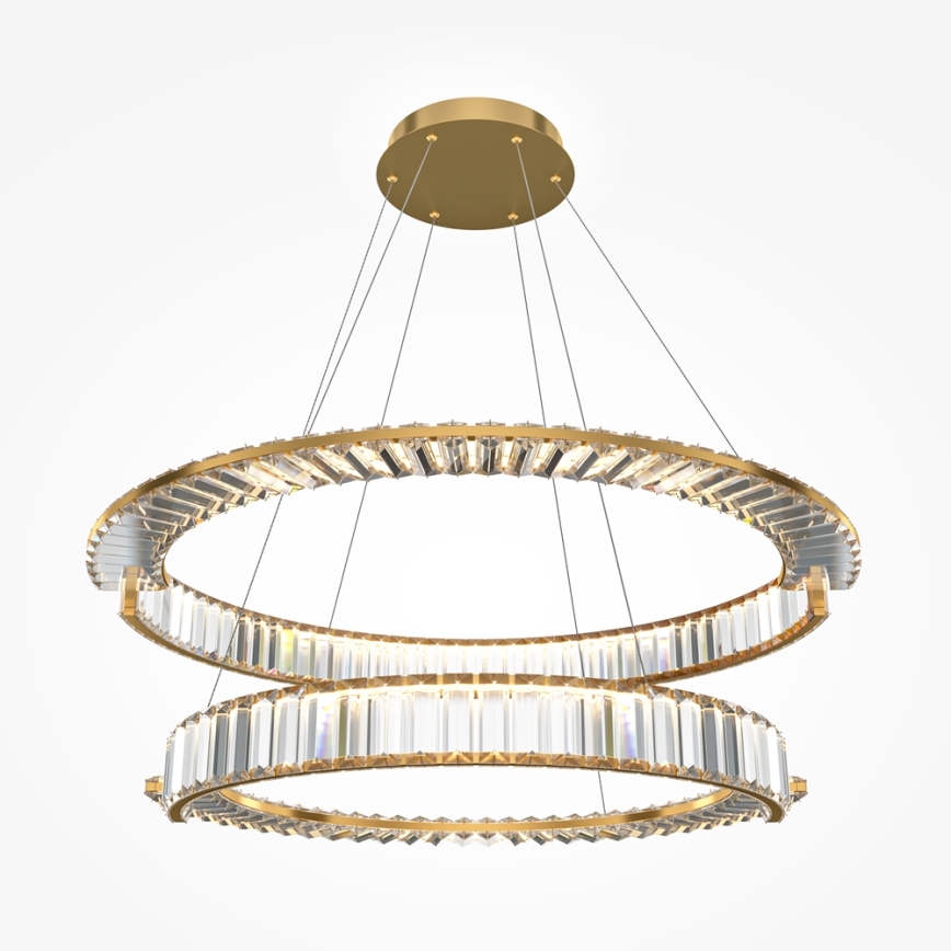 Maytoni P097PL-L90G4K - LED Pakabinamas sietynas KRONE LED/90W/230V CRI 90 diametras 80,5 cm auksas