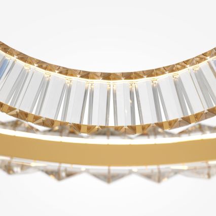 Maytoni P097PL-L90G4K - LED pakabinamas šviestuvas ant laido KRONE LED/90W/230V CRI 90 skersmuo 102 cm auksinis