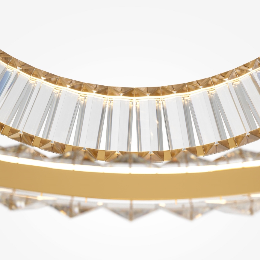 Maytoni P097PL-L90G4K - LED pakabinamas šviestuvas ant laido KRONE LED/90W/230V CRI 90 skersmuo 102 cm auksinis