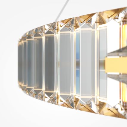 Maytoni P097PL-L90G4K - LED pakabinamas šviestuvas ant laido KRONE LED/90W/230V CRI 90 skersmuo 102 cm auksinis