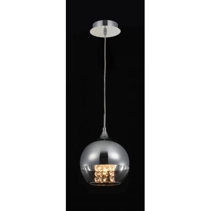 Maytoni P140-PL-110-1-N - Pakabinamas sietynas FERMI 1xE27/60W/230V blizgus chromas