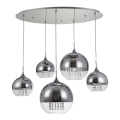 Maytoni P140-PL-170-5-N - Pakabinamas sietynas FERMI 5xE27/60W/230V blizgus chromas